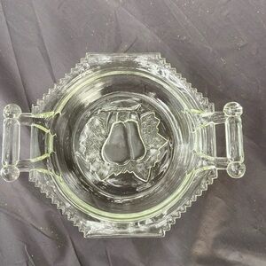 Baltimore Pear Clear Butter Dish Round No Lid